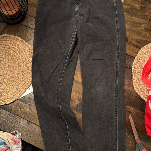 ZARA straight leg black jeans size 8 - Picture 2 of 3